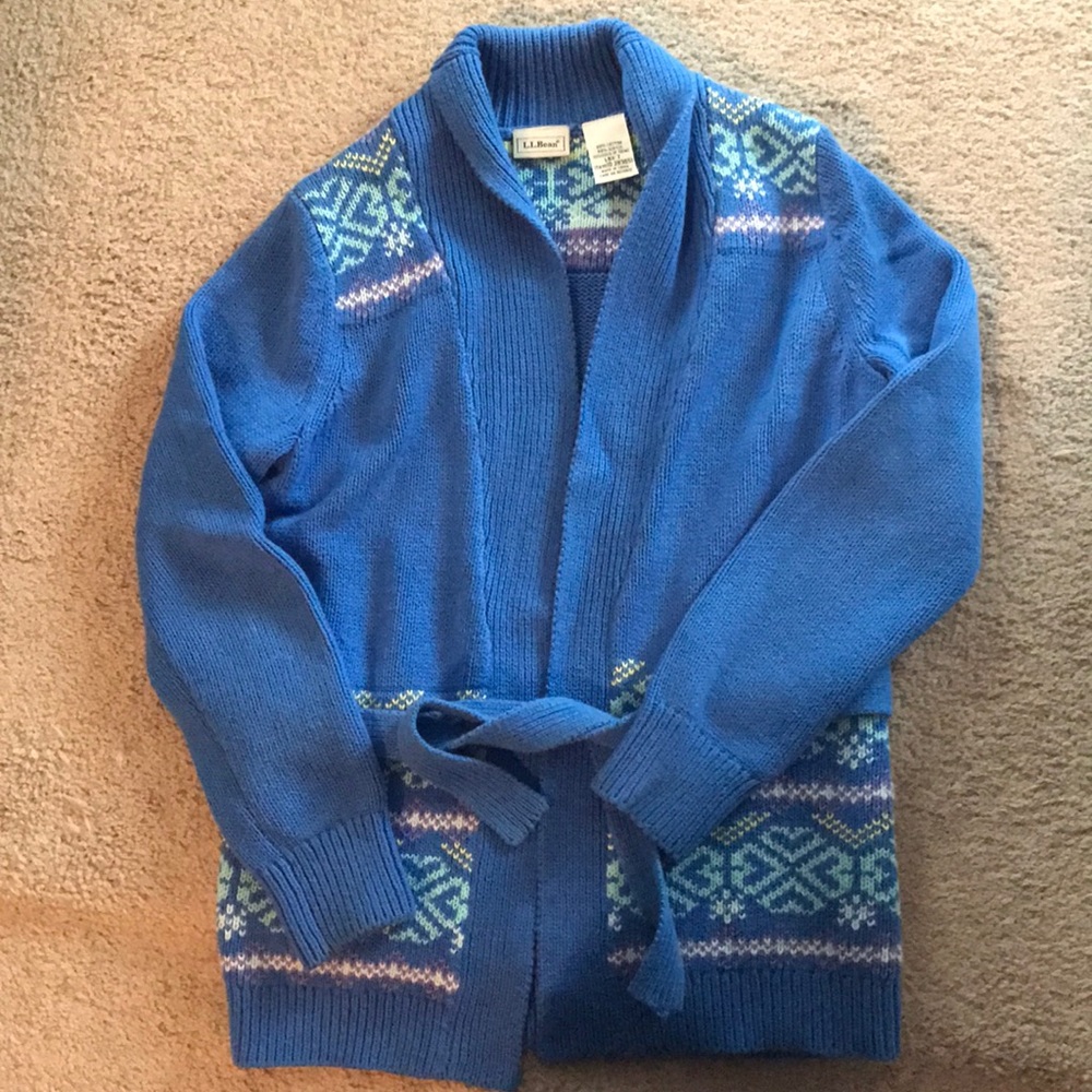 L.L. Bean girls sweater